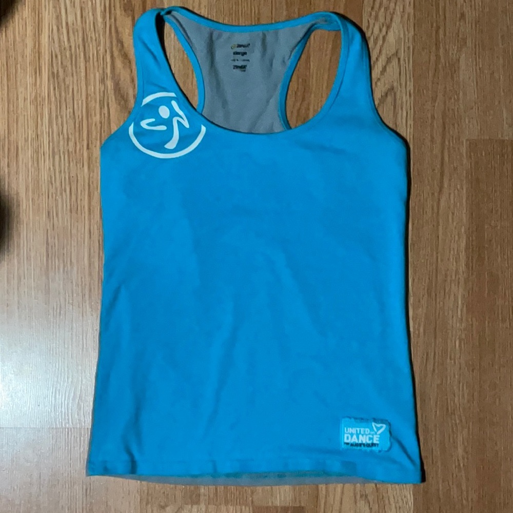 Women’s Zumba Racerback tank sz xlarge